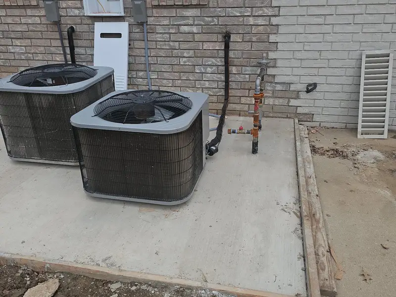 Two new condensers installed
